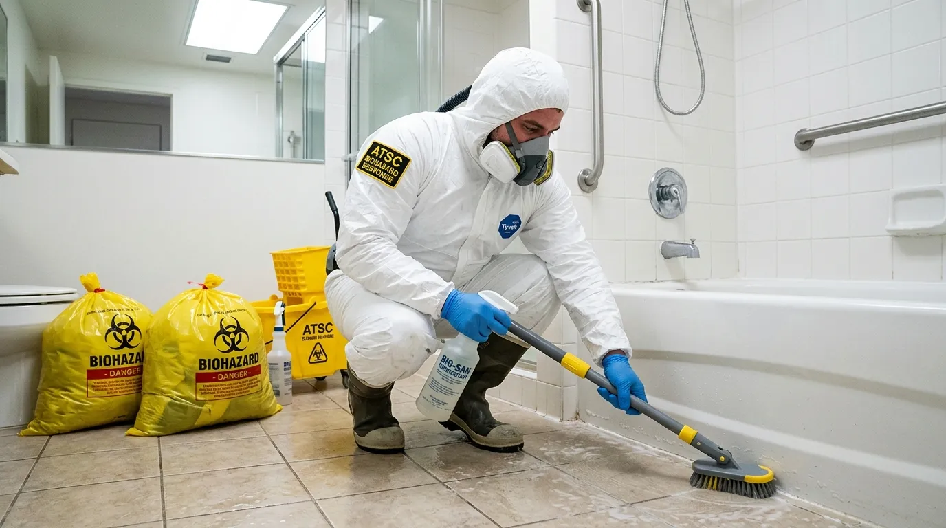 Decontamination equipment deployed for Blood Cleanup in Glendora
